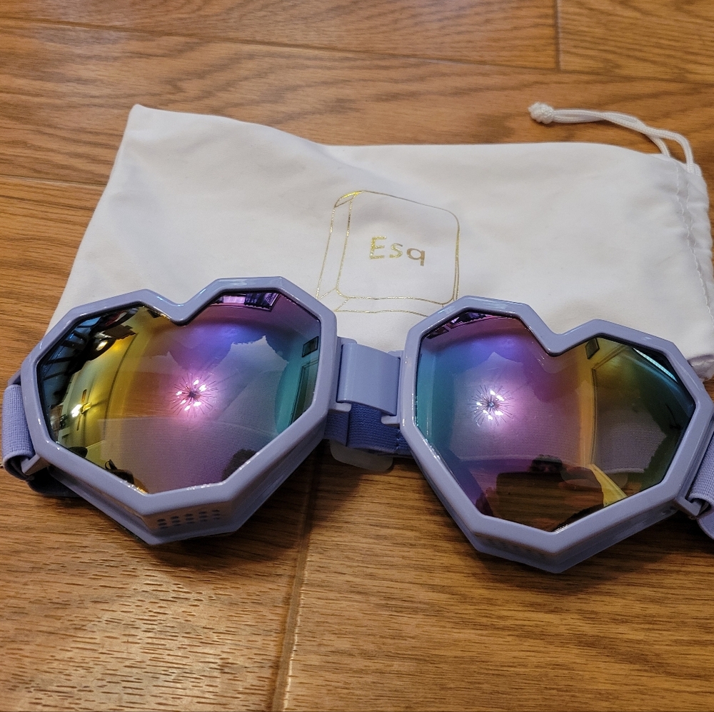 Esqape Lavender Heart Goggles
